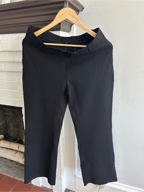 Quince Black Ultra-Stretch Ponte Pants Size L